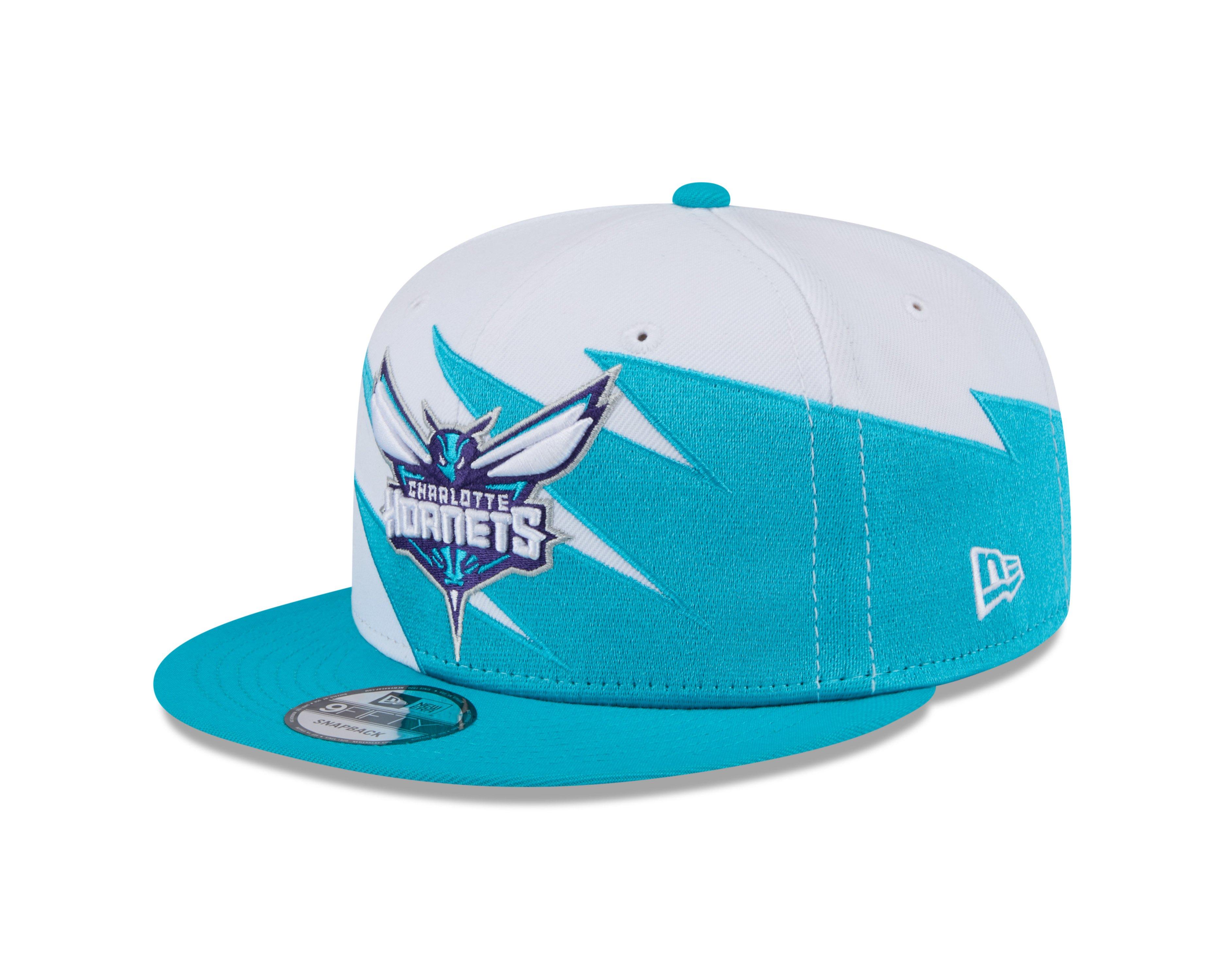 New Era Charlotte Hornets 9FIFTY Jagged Snapback Hat-Teal